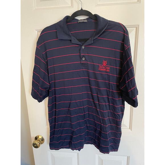 St Andrews Links Tartan Collection Large Mens Polo Made in Italy All Cotton - Picture 1 of 11